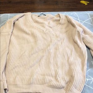 Knit V-neck sweater